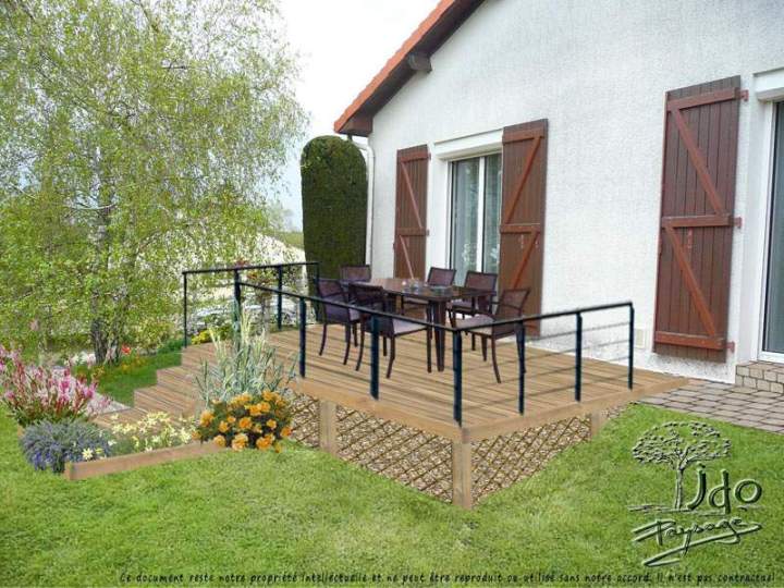 Projet aménagement jardin et terrasse maison