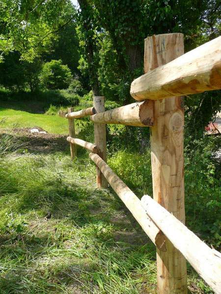 Clôture en bois Bressuire