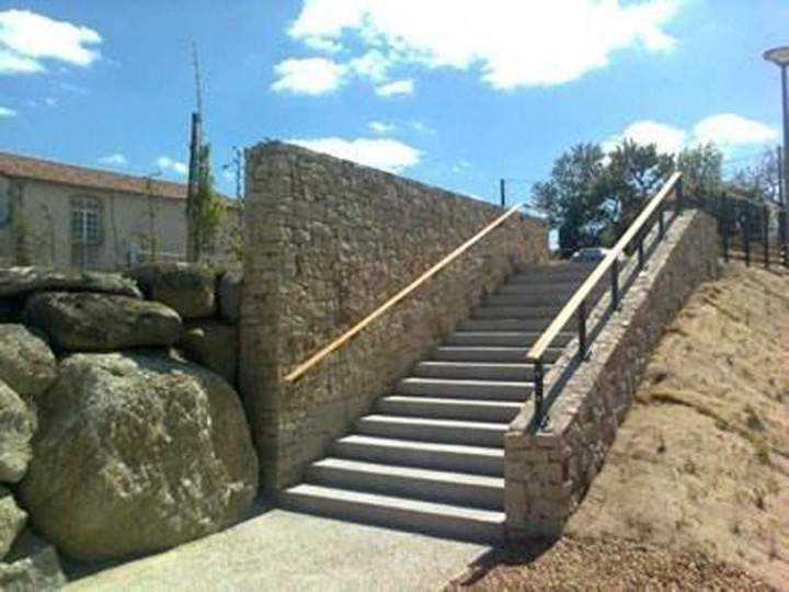 Aménagement escalier espace public Bressuire