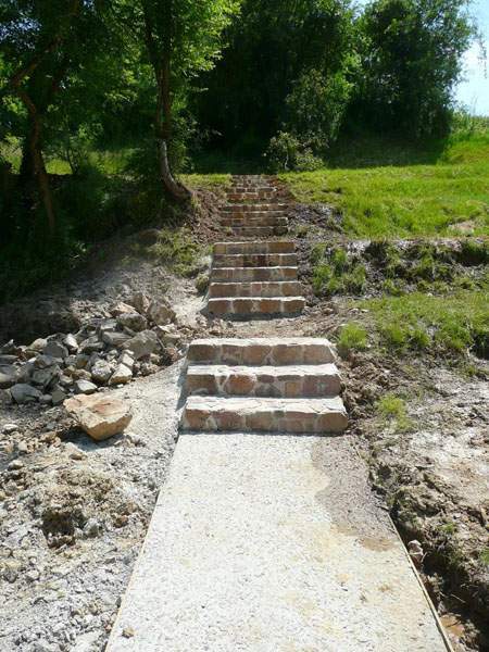 Escalier et chemin d'accès Bressuire