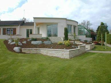 Muret en aménagement paysager Bressuire