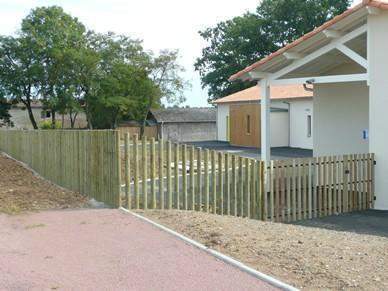 Clôture en bois Bressuire