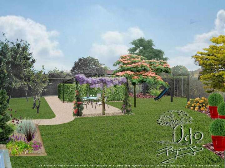 Photo projet aménagement jardin Bressuire