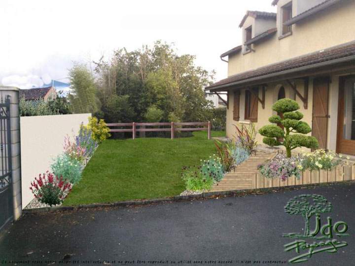 Projet aménagement extérieur maison Bressuire